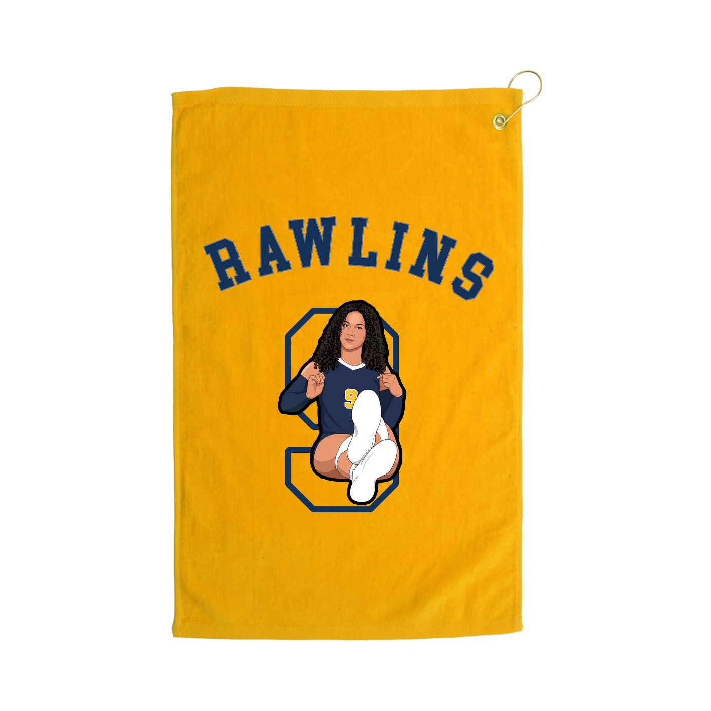 Golf Towel — Shirsey Arch in Gold
