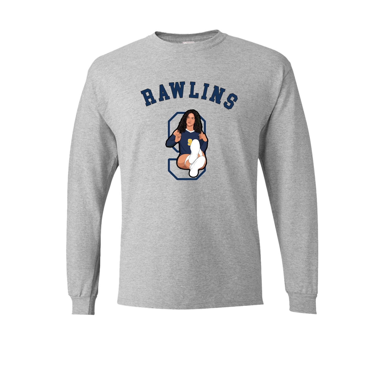 Long Sleeve Tee — Shirsey Arch in Grey