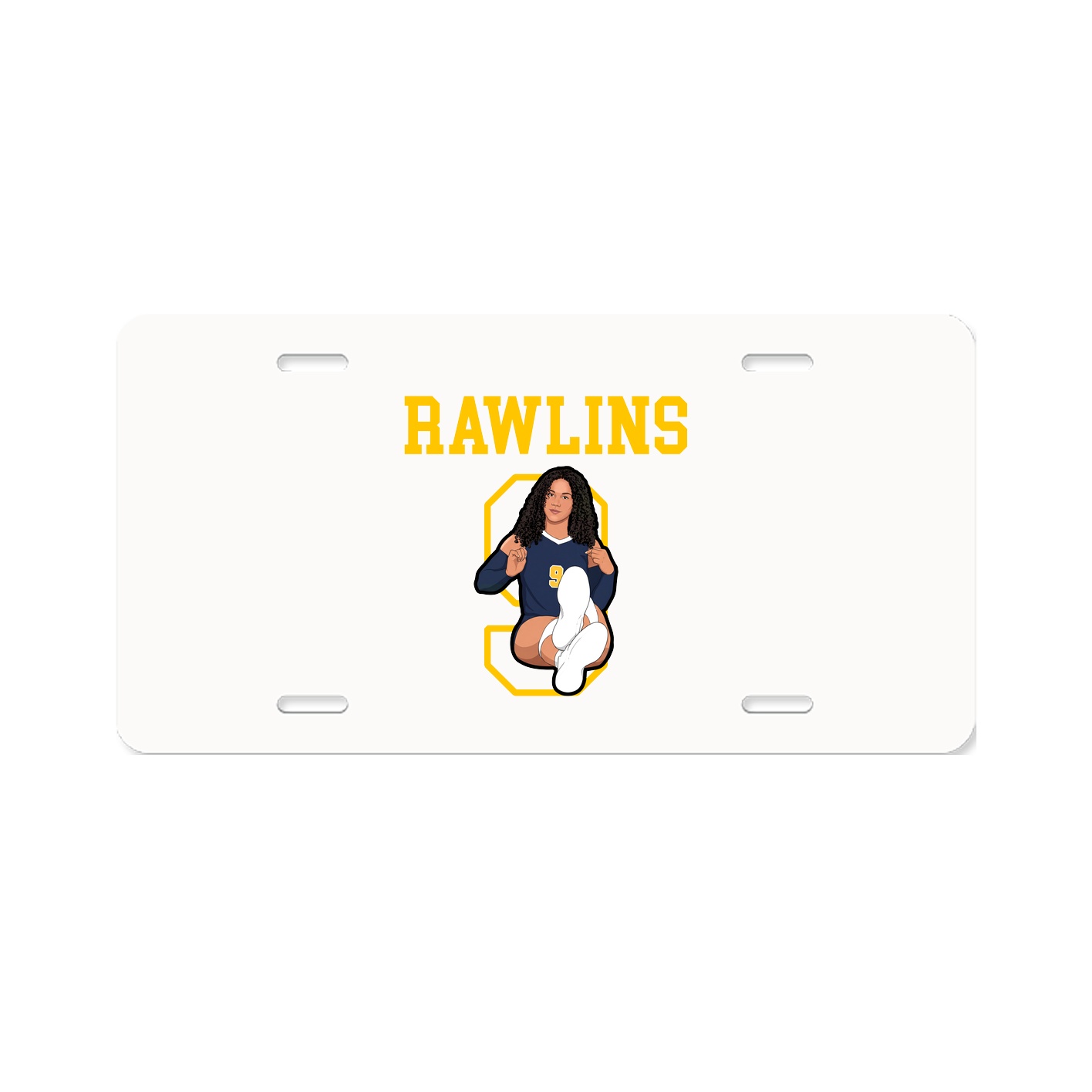 License Plate — Shirsey in Classic