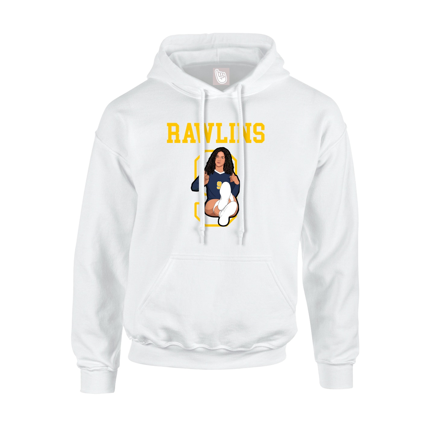 Youth Hoodie — Shirsey in White