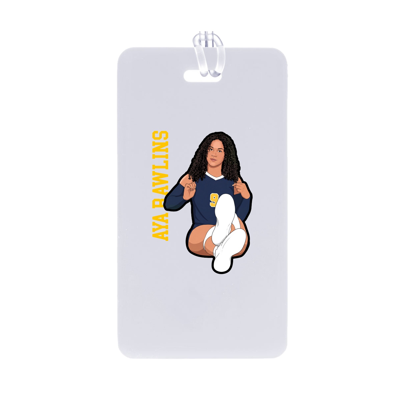 Bag Tag — Name Vertical in Classic