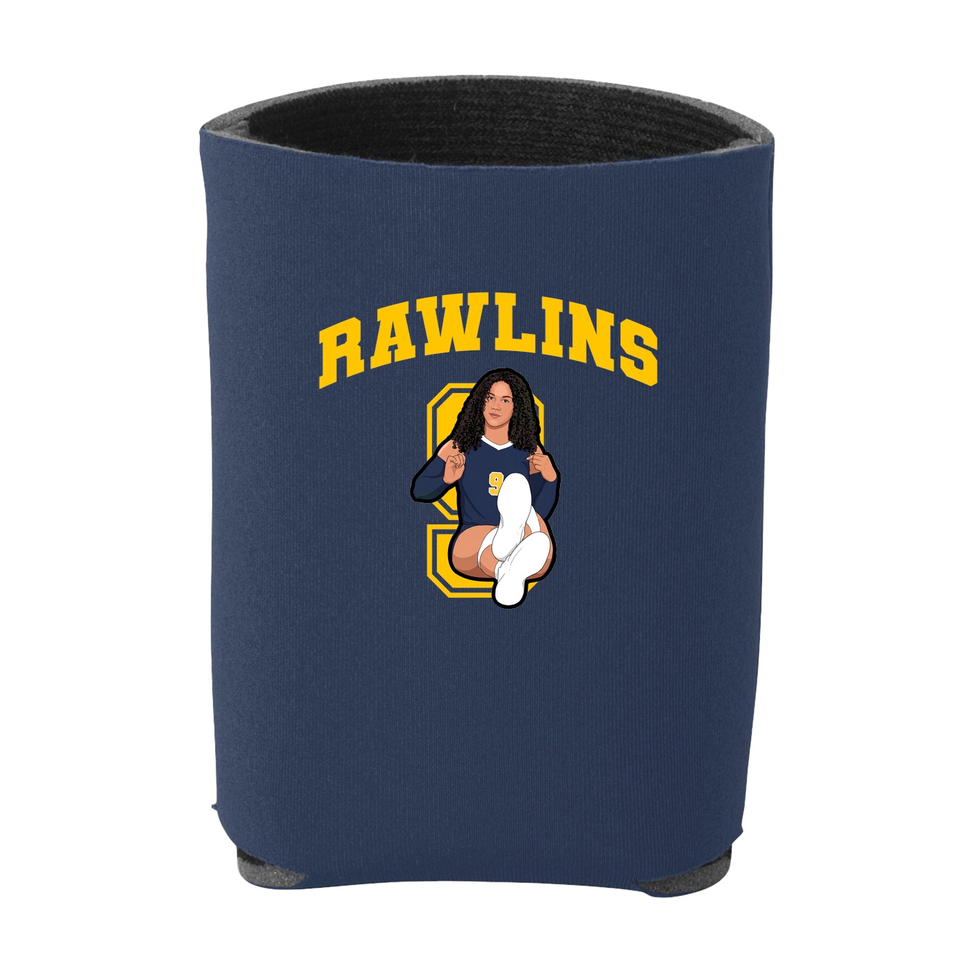 Can Holder — Number in Navy