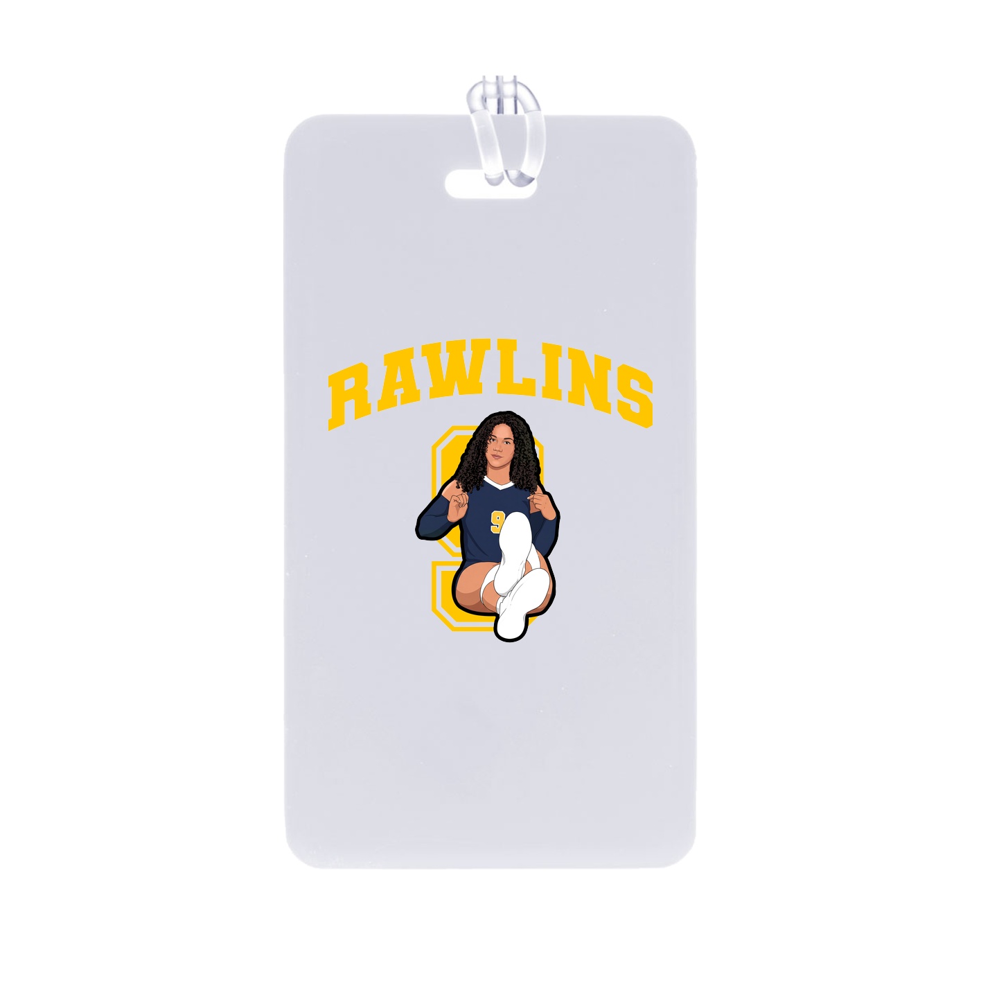 Bag Tag — Number in Classic