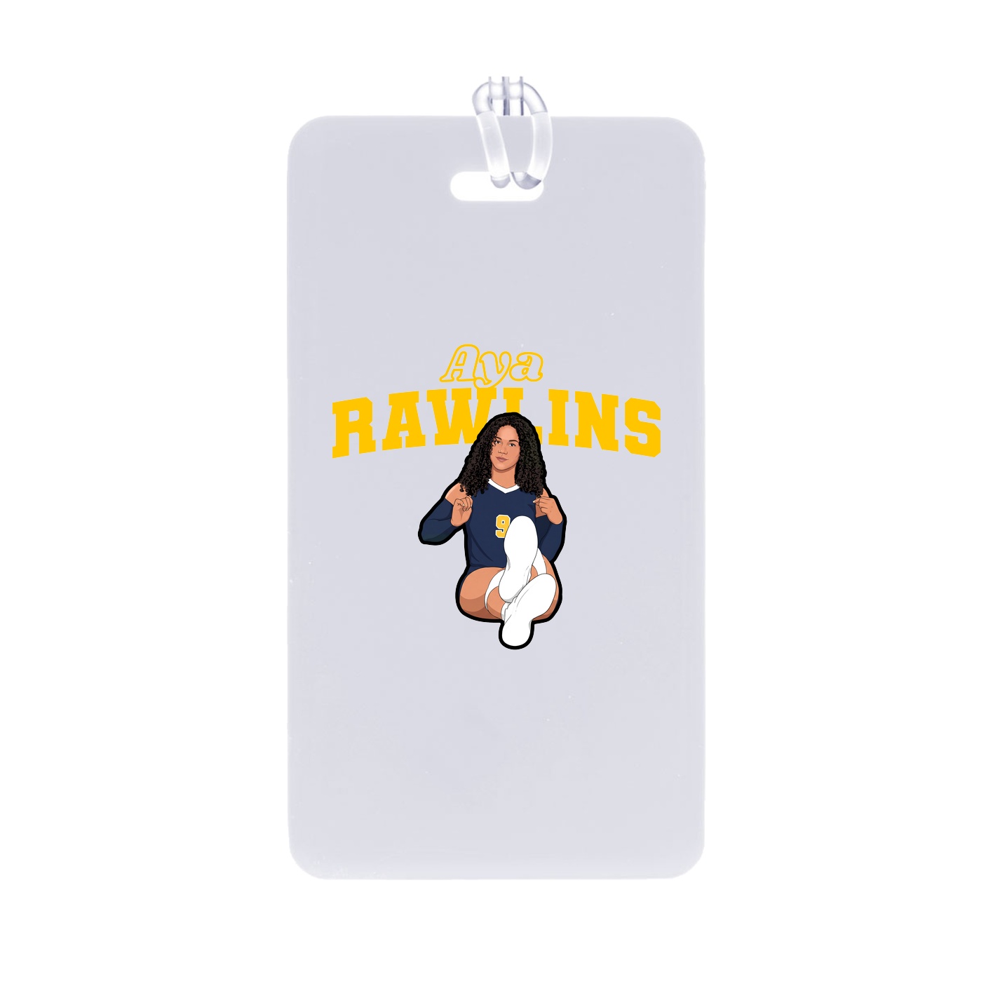 Bag Tag — Name Arch in Classic