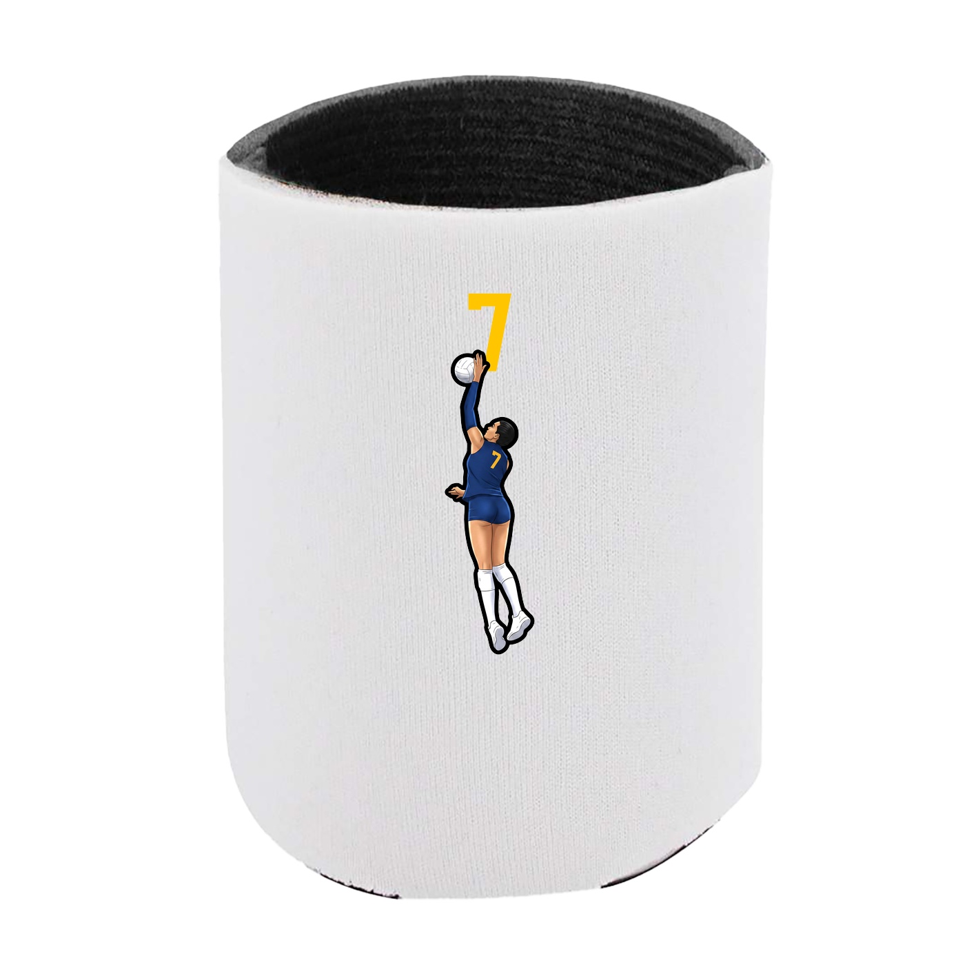 Can Holder — Number Top in White
