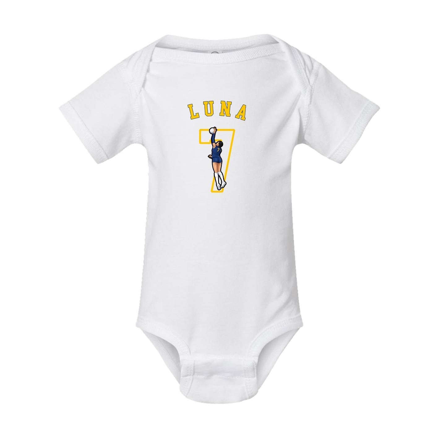 Baby Onesie — Shirsey Arch in White