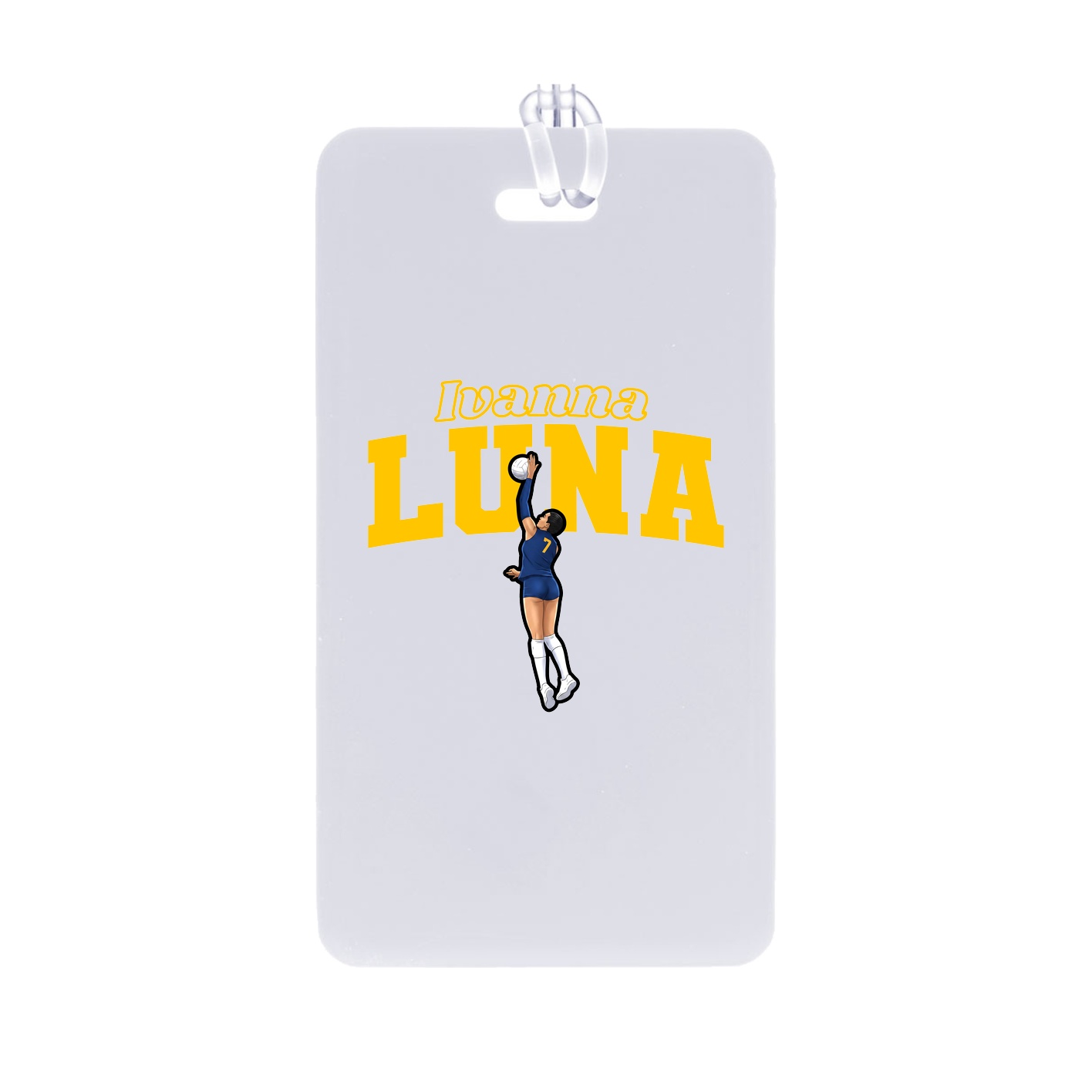Bag Tag — Name Arch in Classic