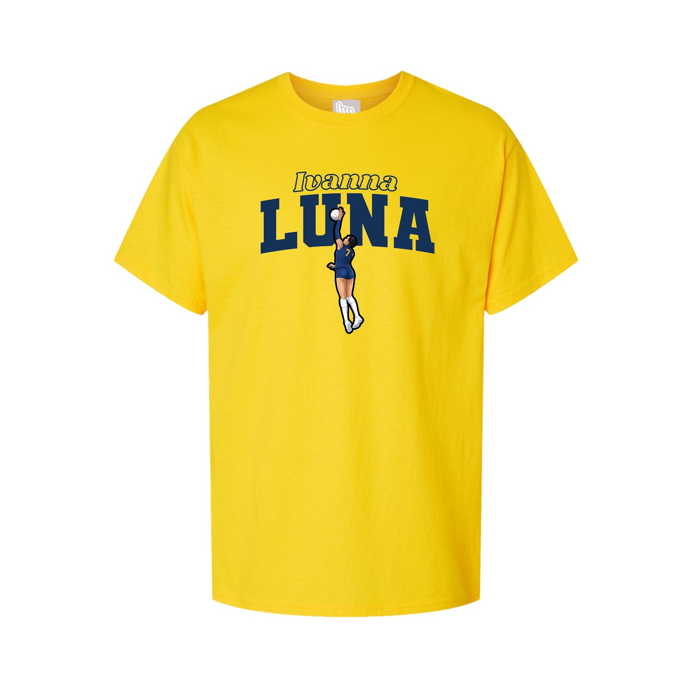 Tee — Name Arch in Gold