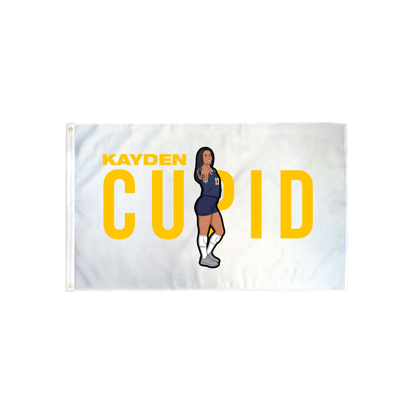 3x5 Flag — Player Name in Classic