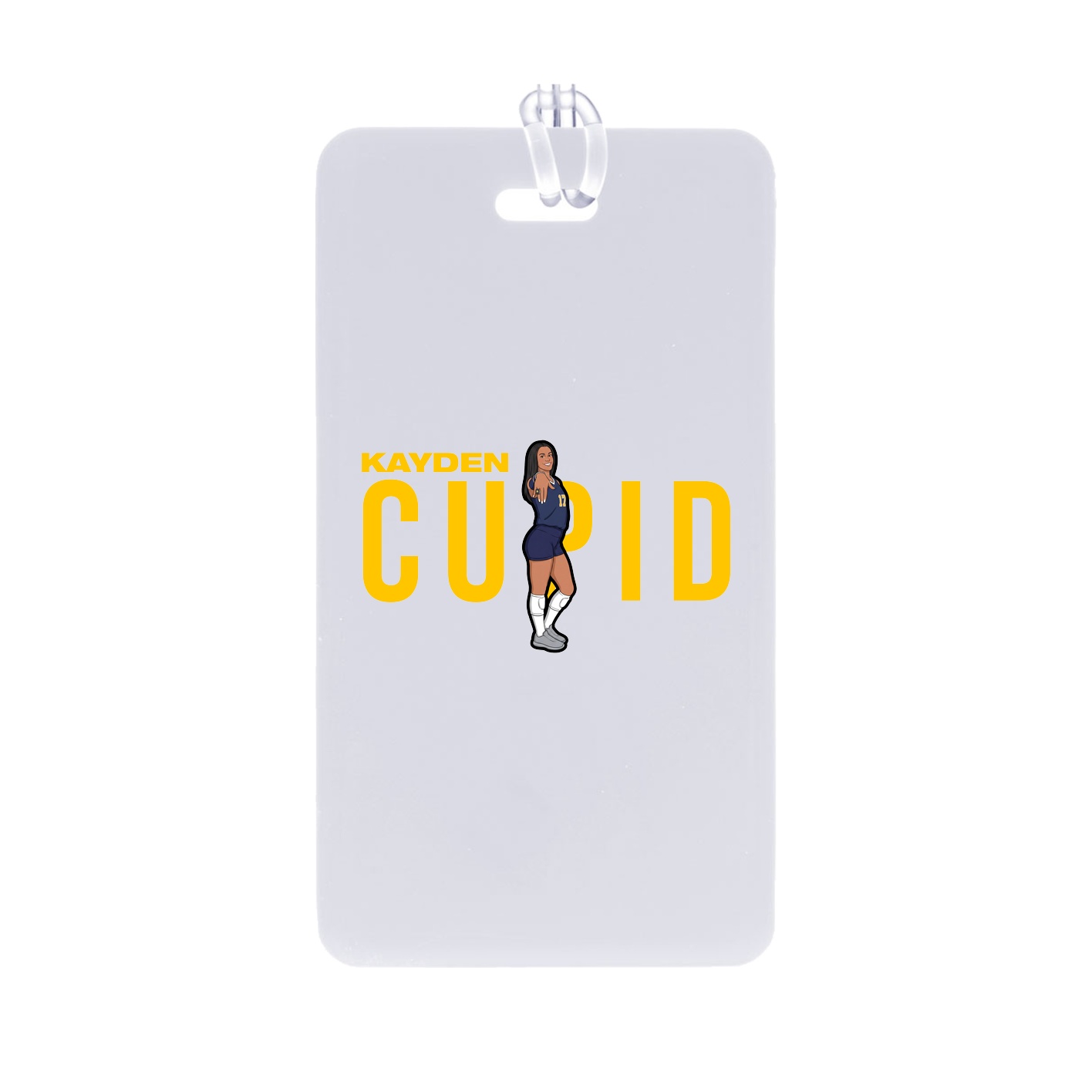 Bag Tag — Player Name in Classic