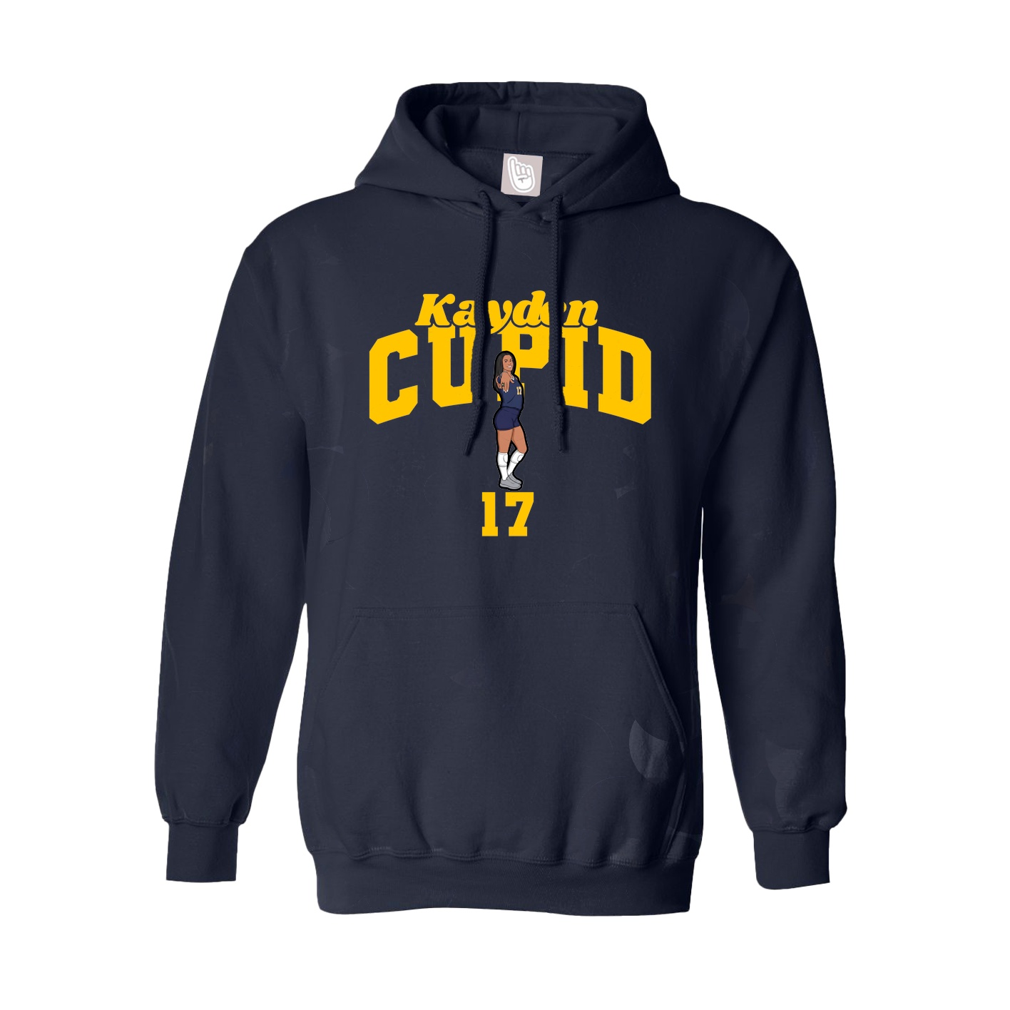 Hoodie — Signature Arch in Navy