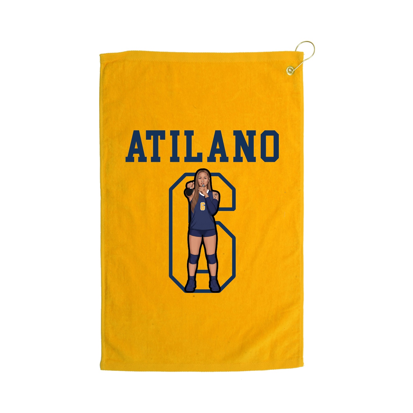 Golf Towel — Shirsey in Gold