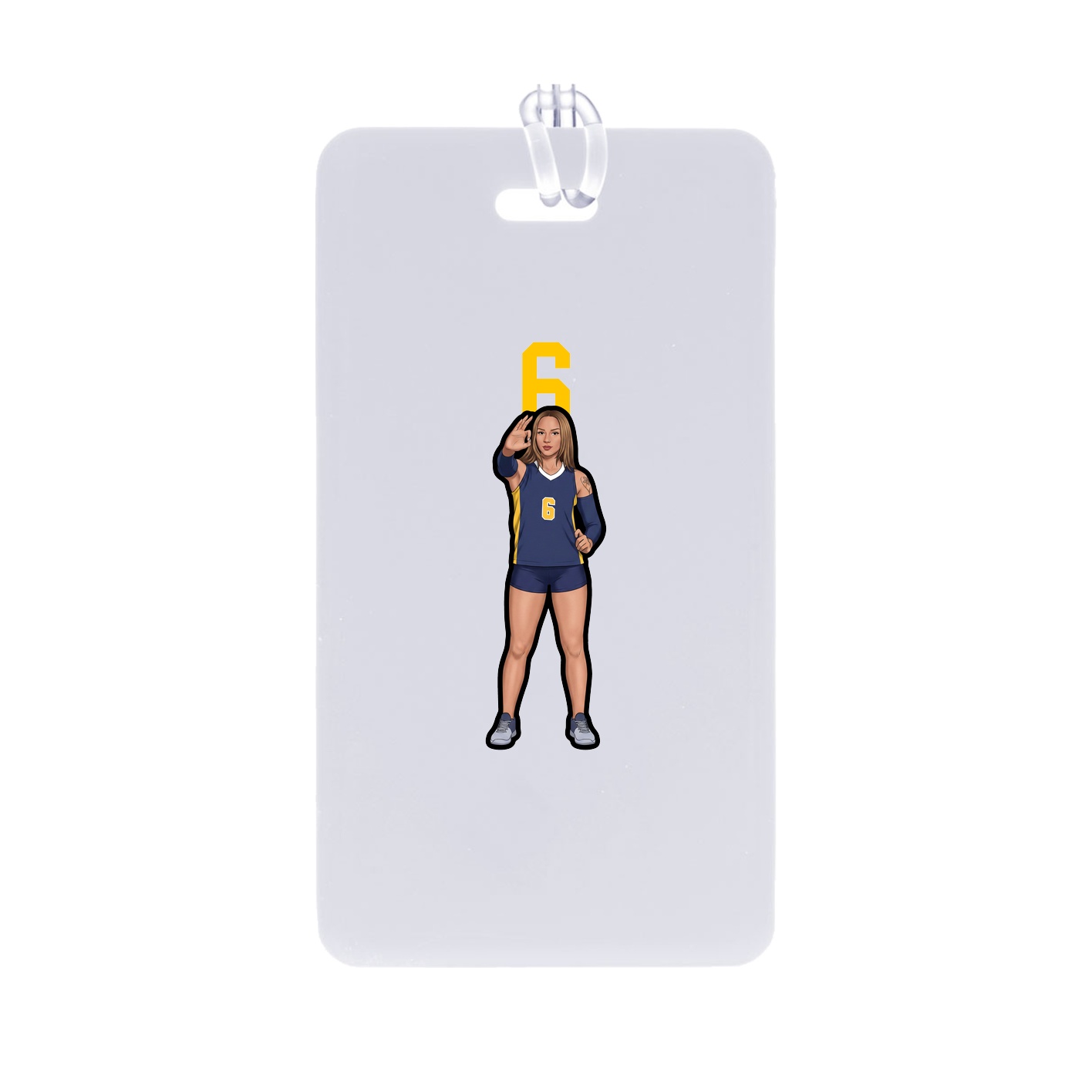 Bag Tag — Number Top in Classic