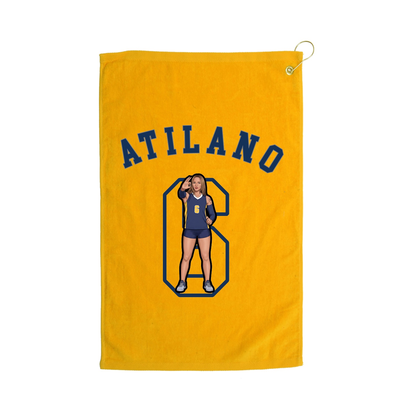 Golf Towel — Shirsey Arch in Gold