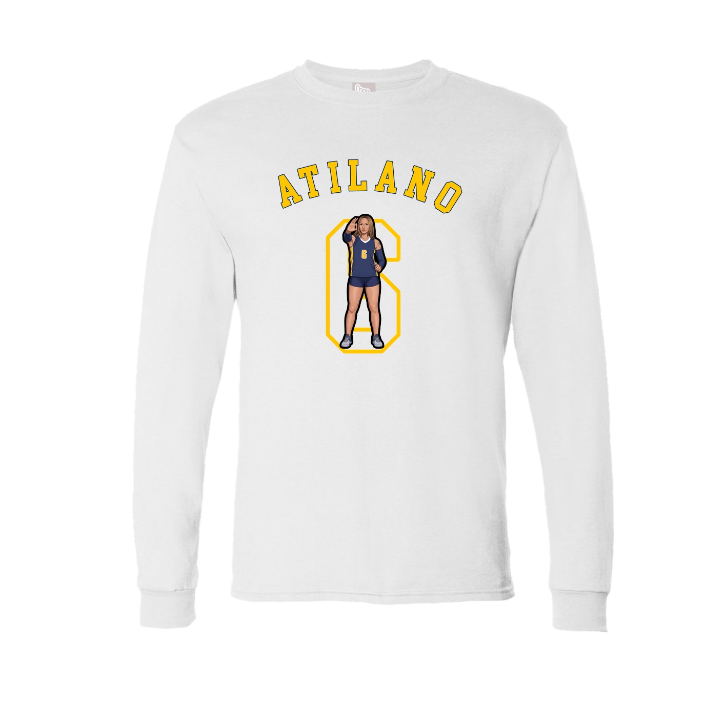 Long Sleeve Tee — Shirsey Arch in White
