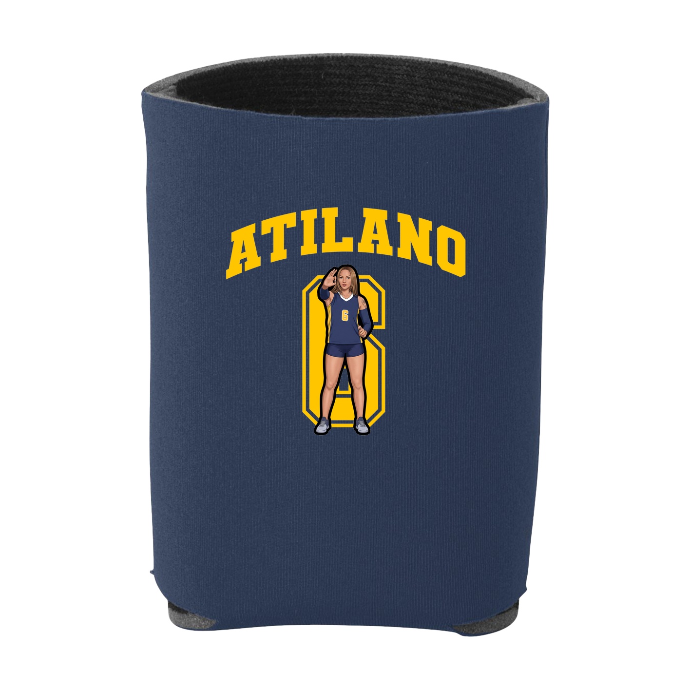 Can Holder — Number in Navy