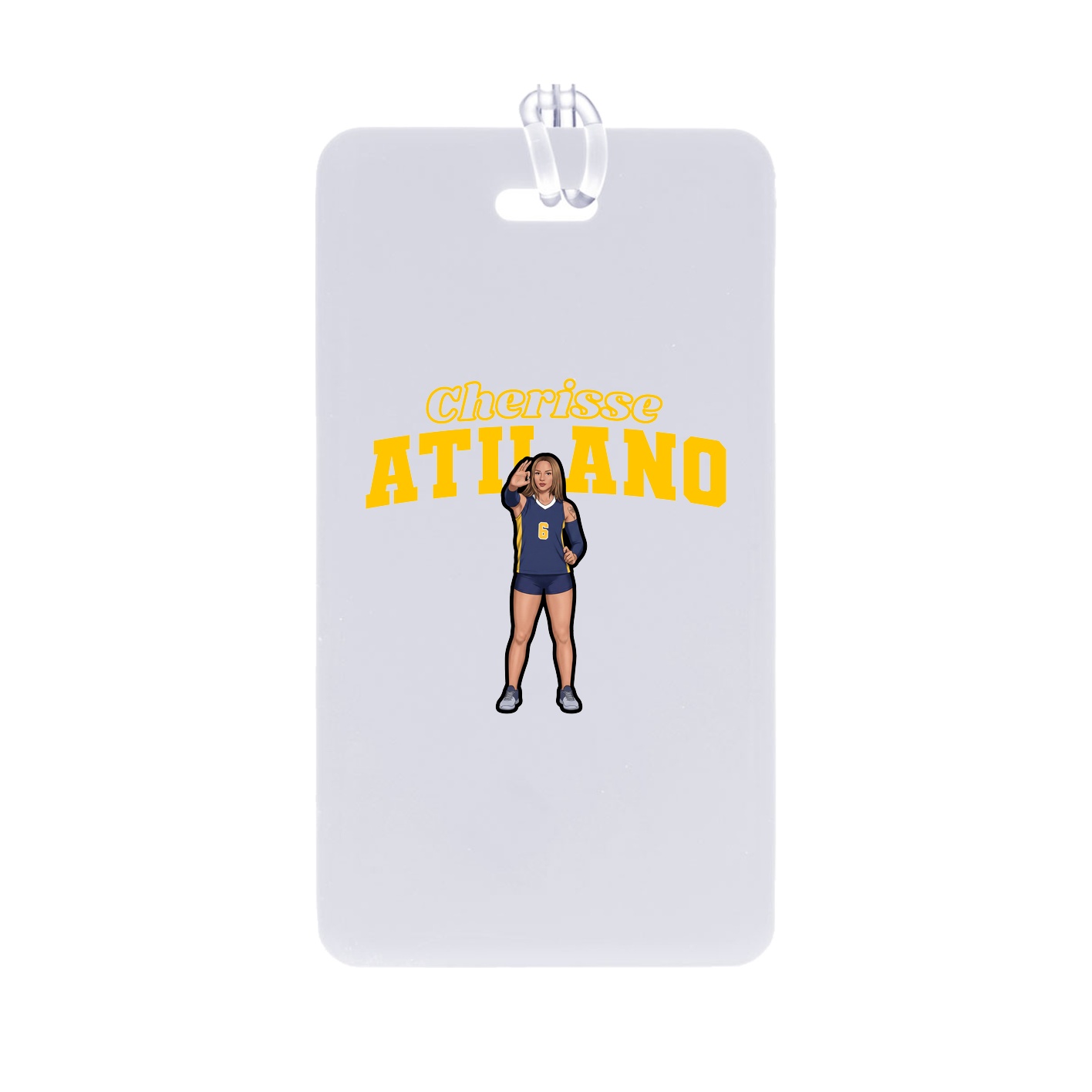 Bag Tag — Name Arch in Classic