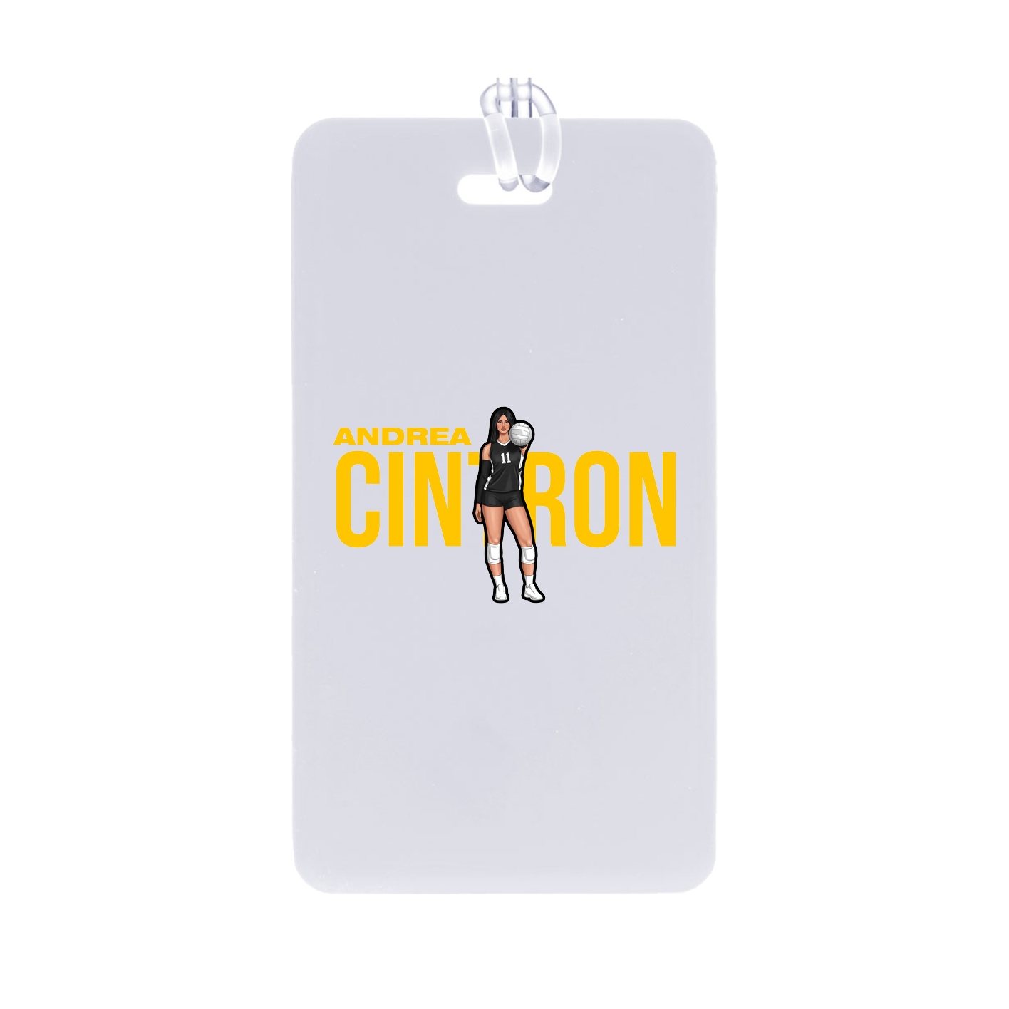 Bag Tag — Player Name in Classic