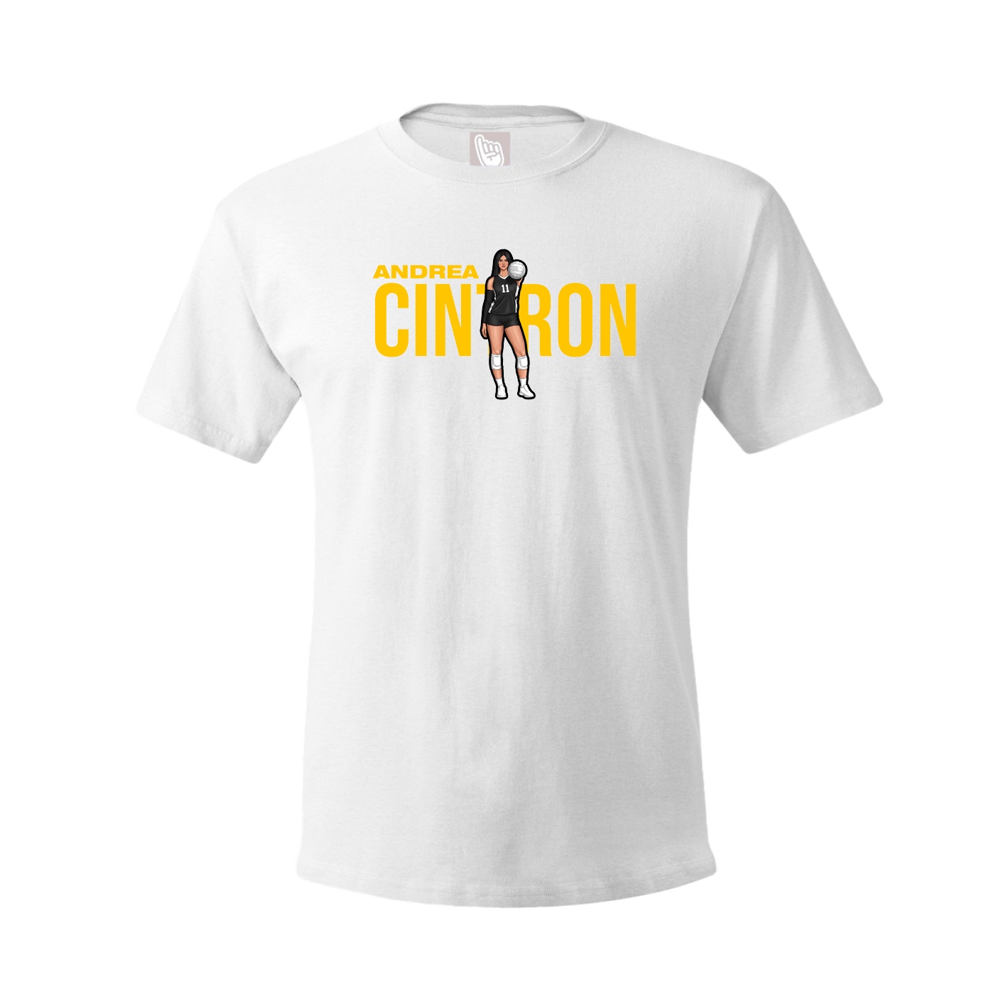 Youth Tee — Player Name in White