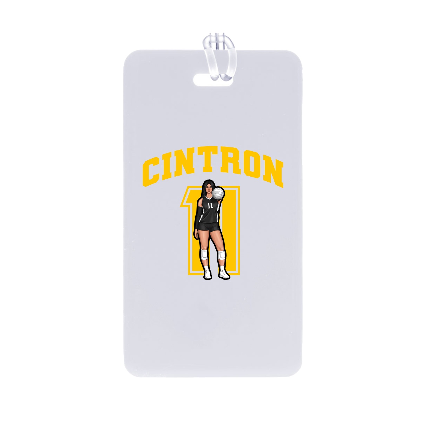 Bag Tag — Number in Classic