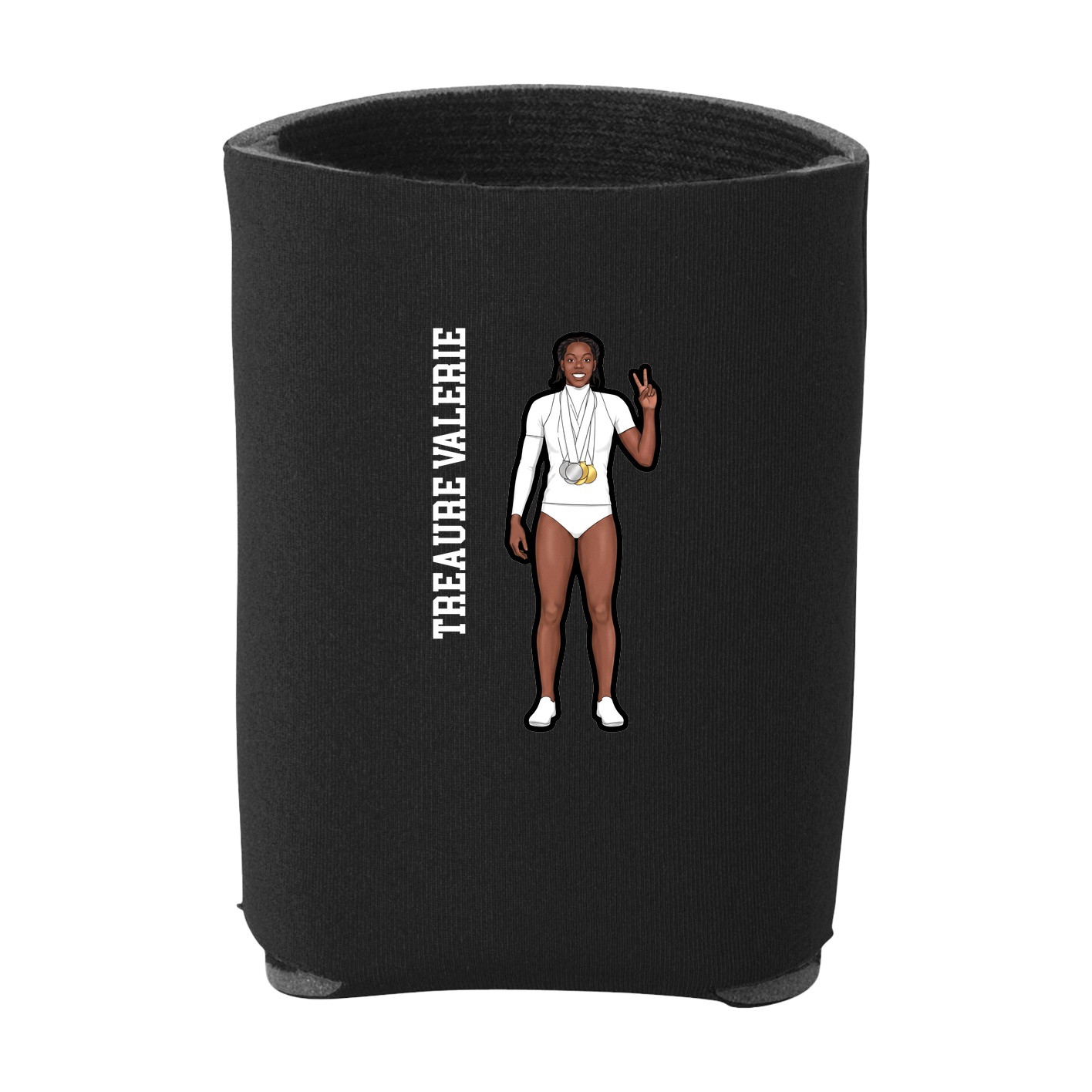 Can Holder — Name Vertical in Black