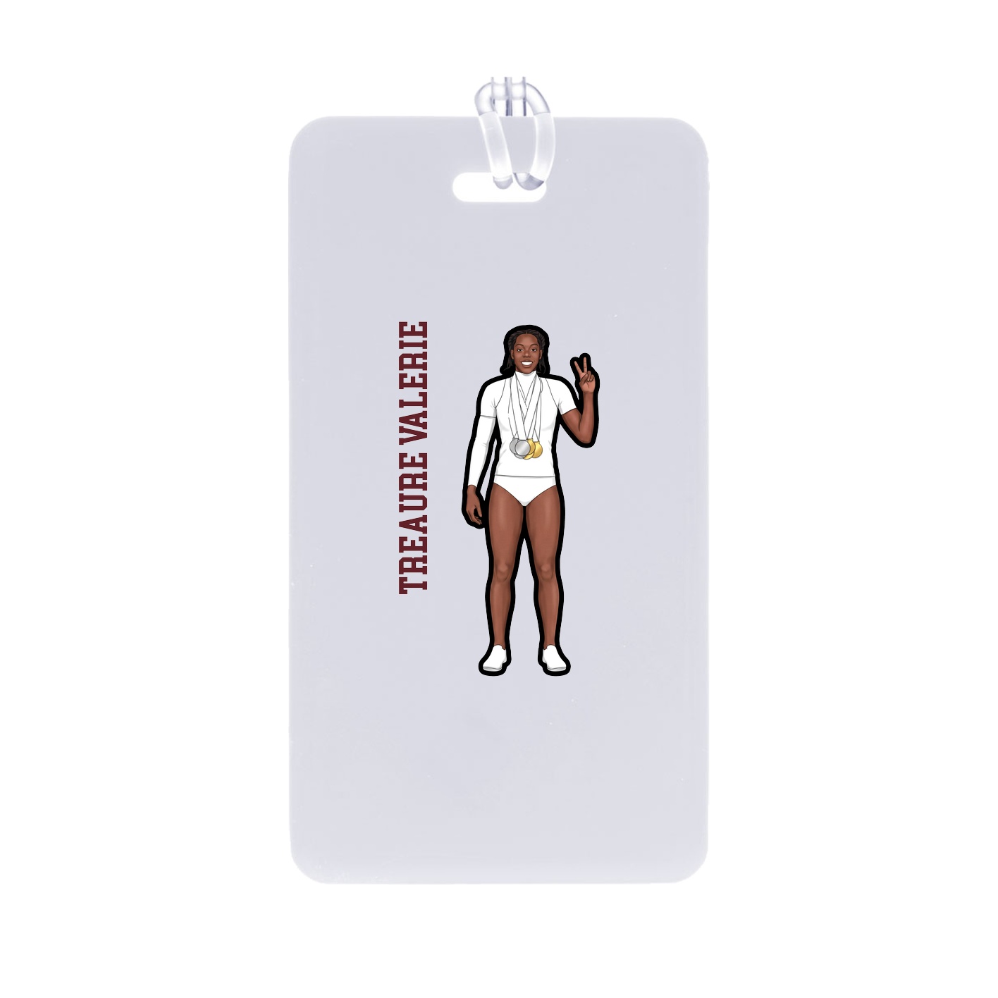Bag Tag — Name Vertical in Classic