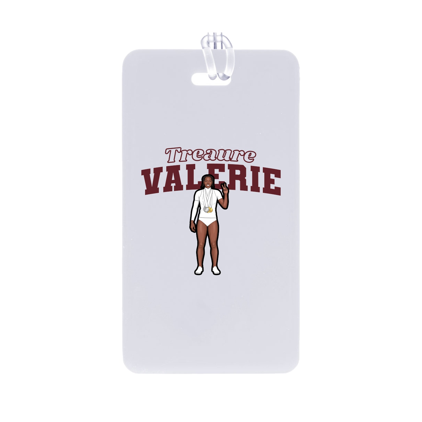 Bag Tag — Name Arch in Classic