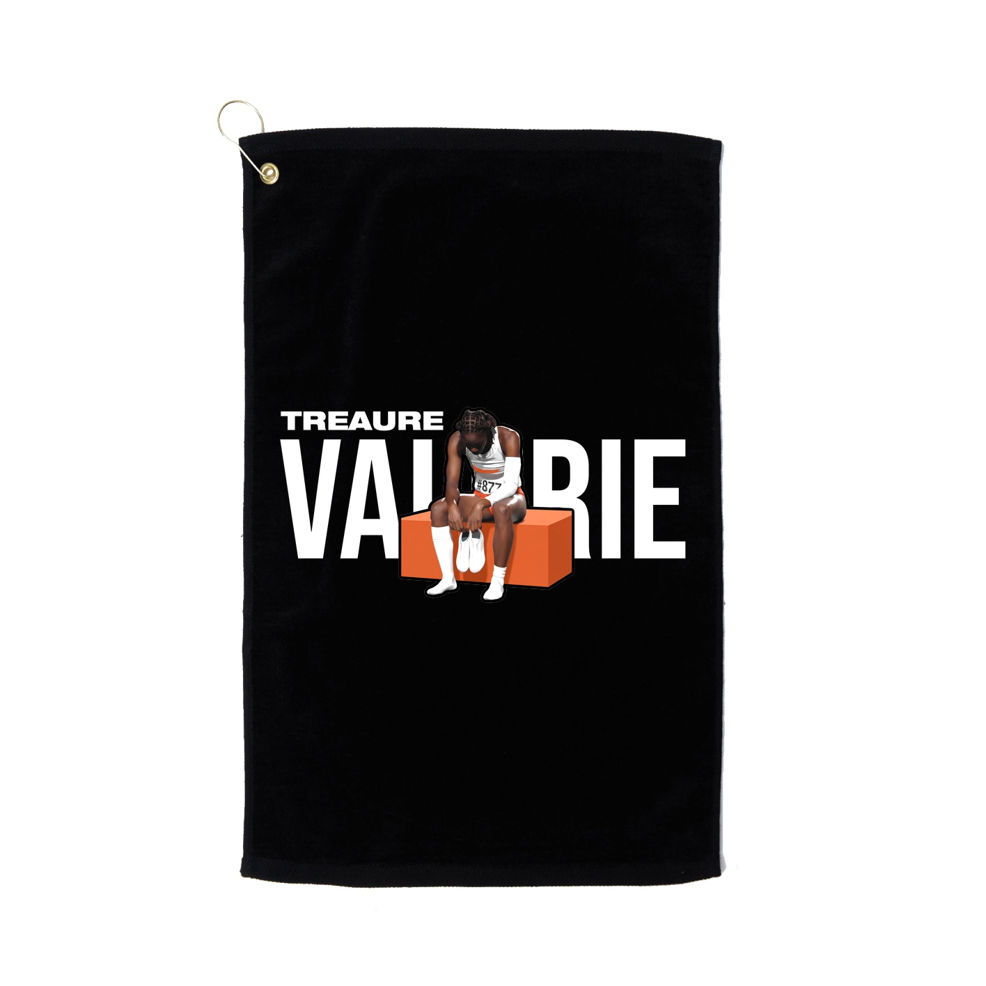 Golf Towel — Player Name in Black
