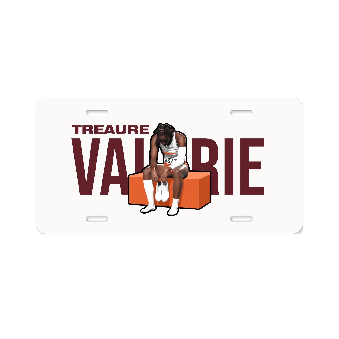 License Plate — Player Name in Classic