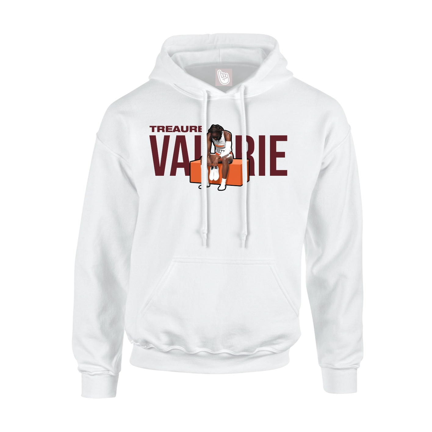 Hoodie — Player Name in White