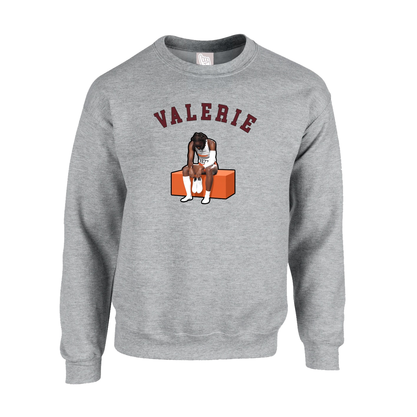 Fleece Crew — Shirsey Arch in Grey