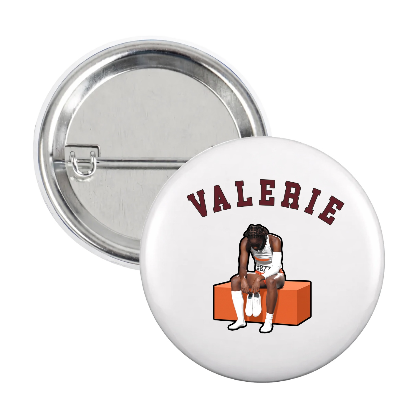 Game Day Button — Shirsey Arch in White