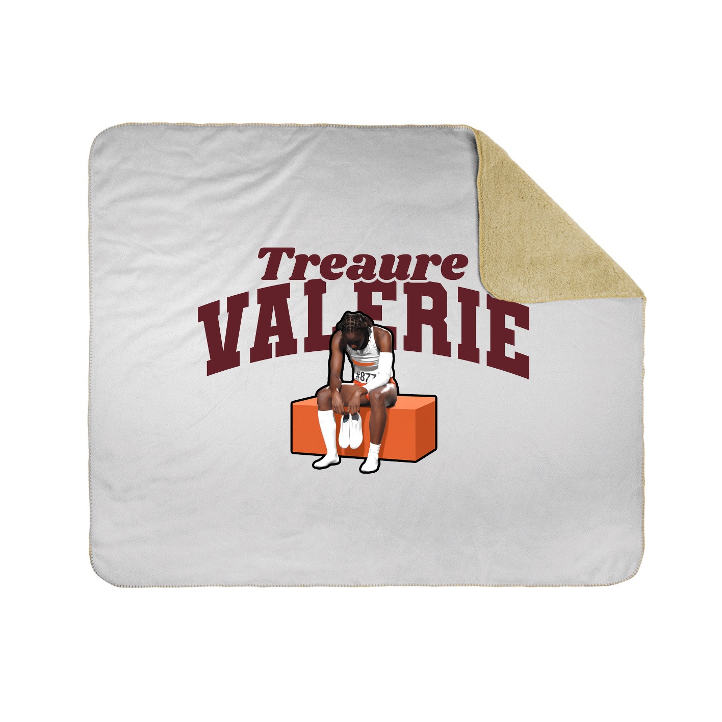 Throw Blanket — Signature Arch in White
