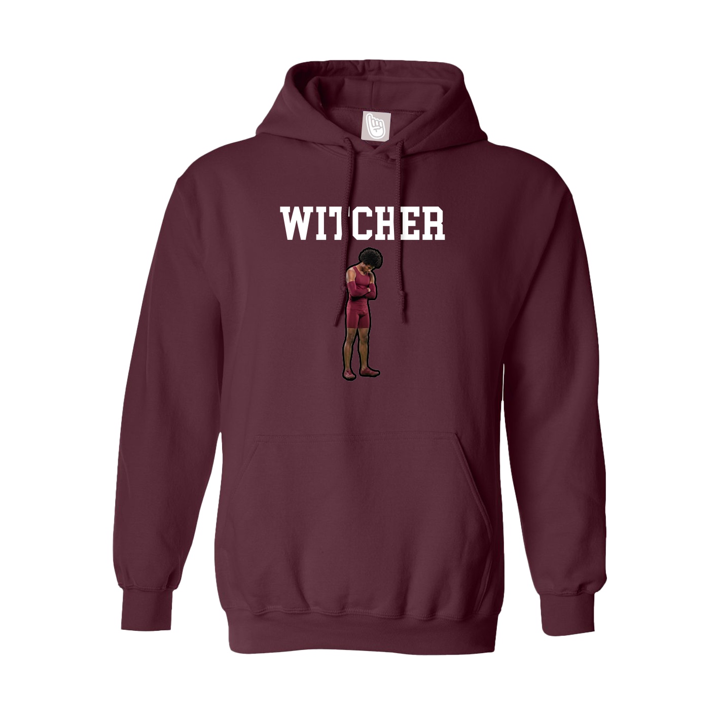 Hoodie — Shirsey in Maroon