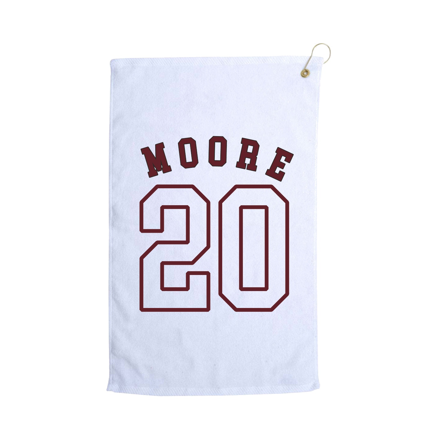 Golf Towel — Shirsey Arch in White