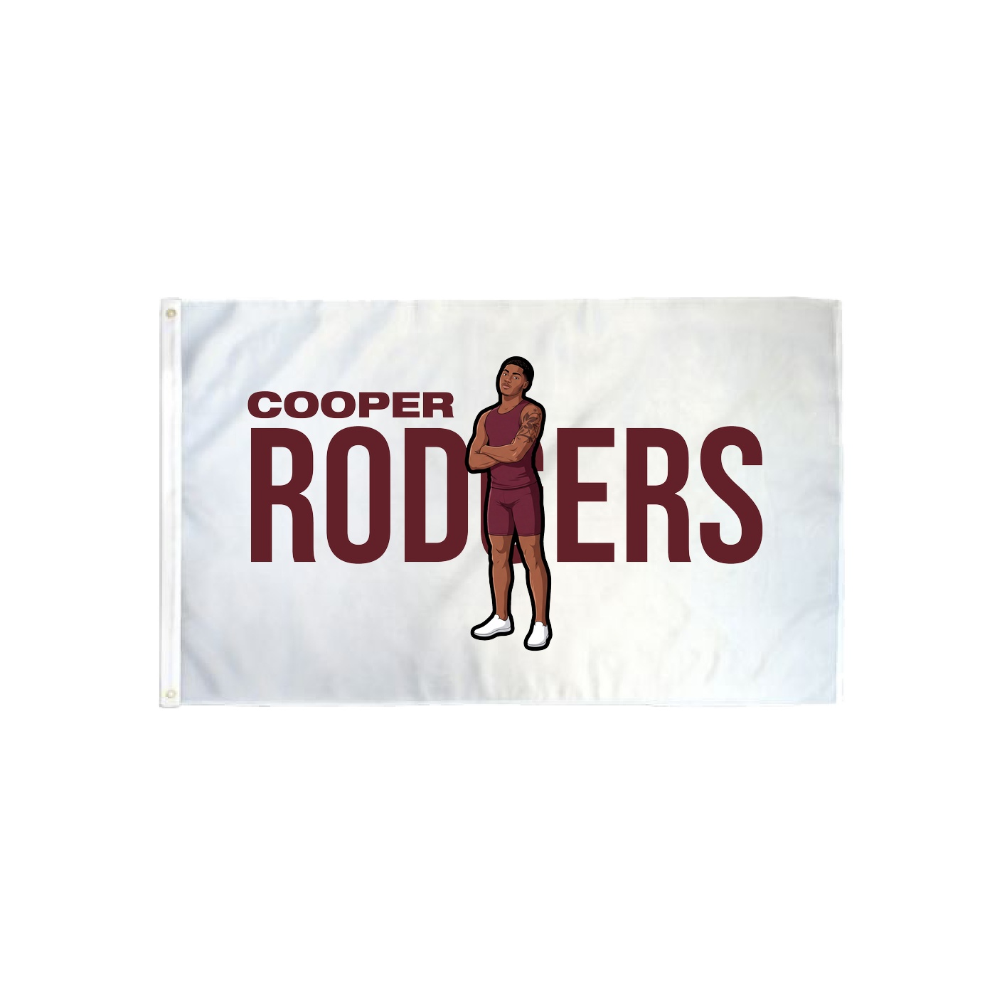 3x5 Flag — Player Name in Classic