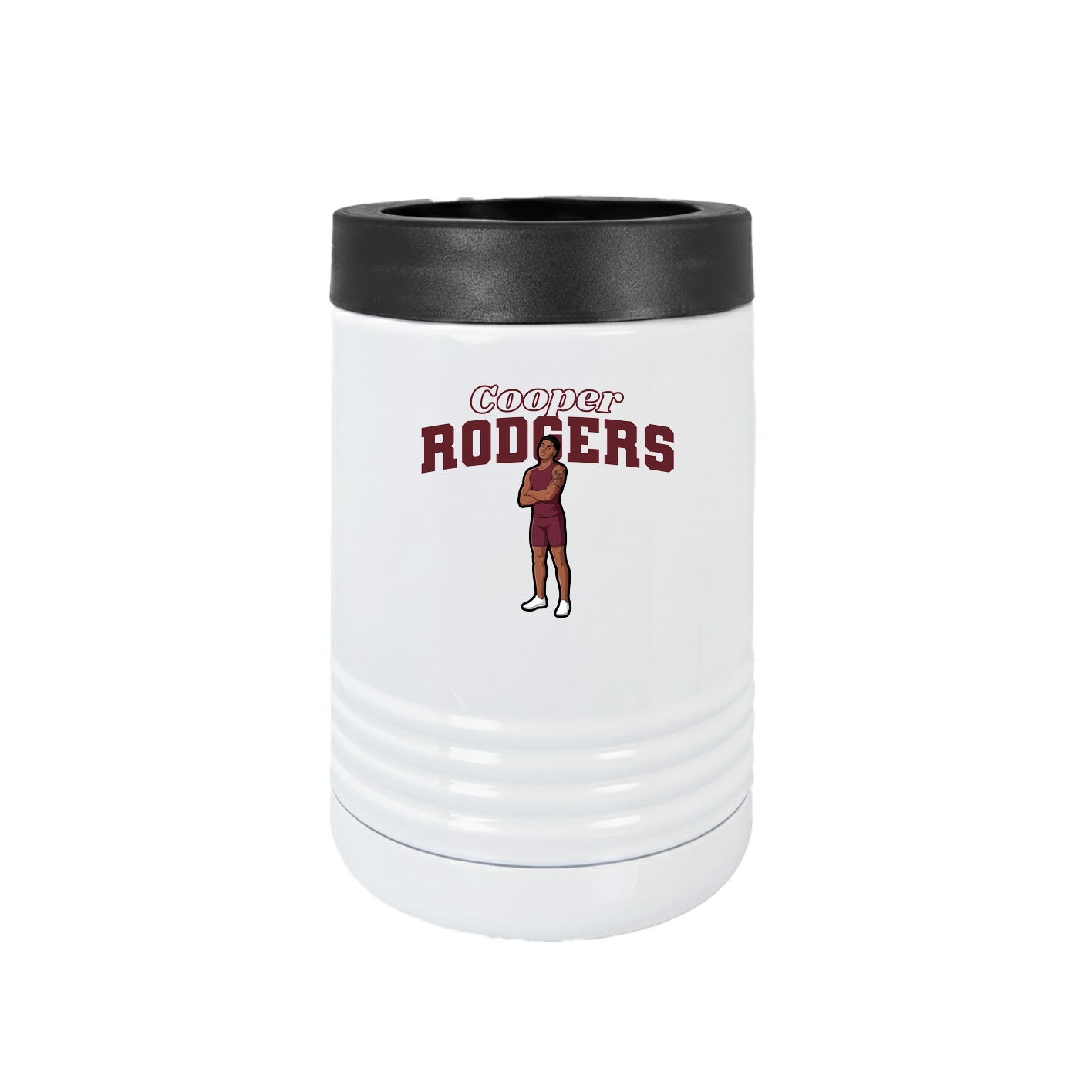 Beverage Holder — Name Arch in White