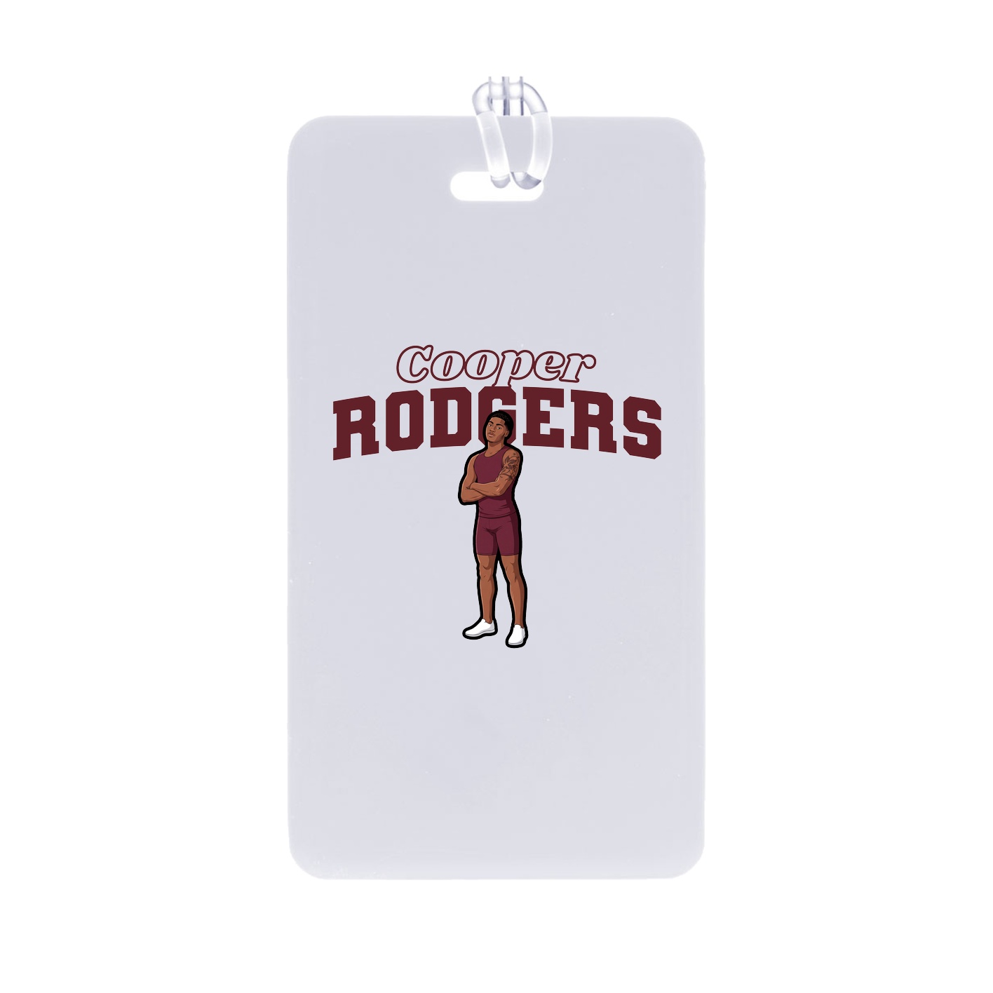 Bag Tag — Name Arch in Classic