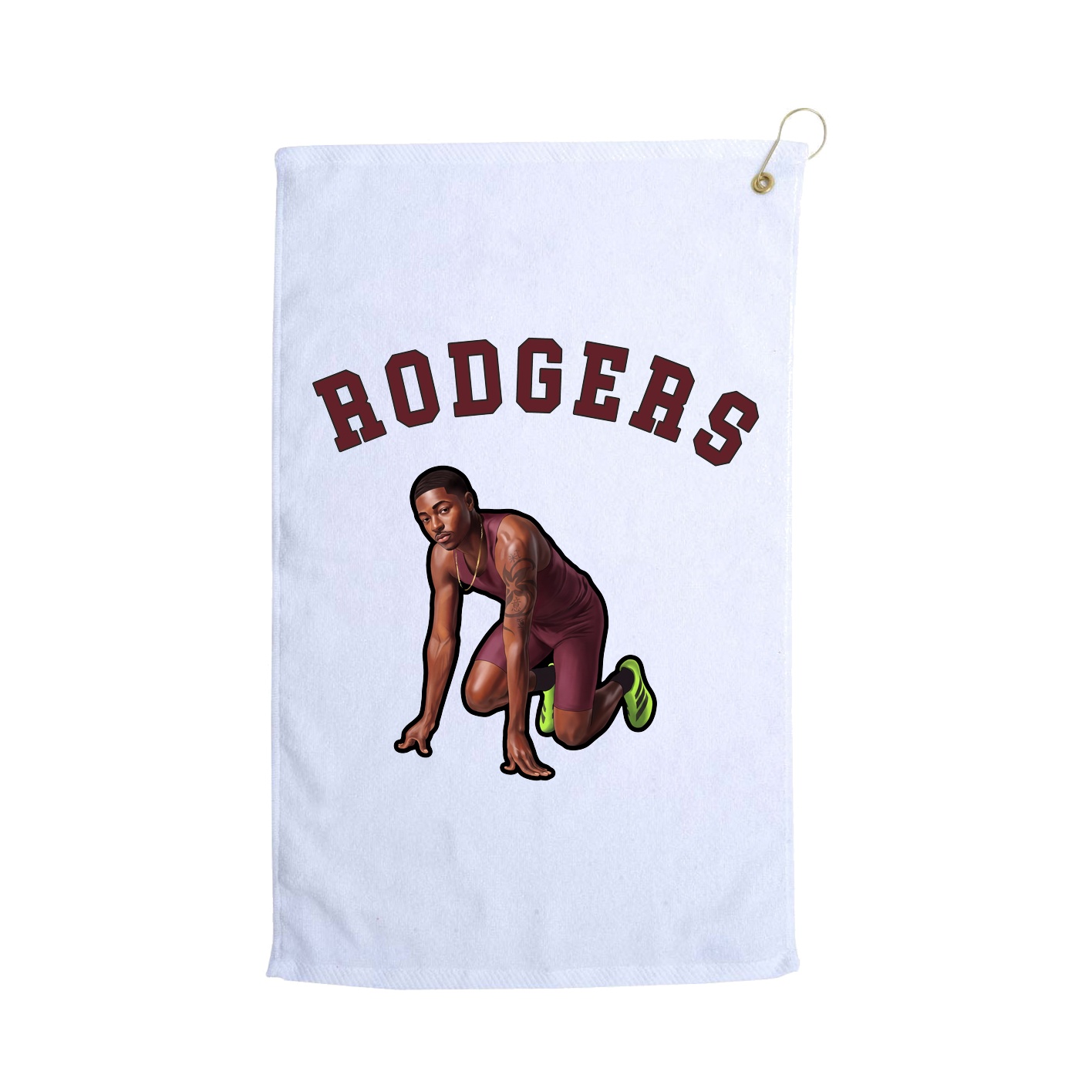 Golf Towel — Shirsey Arch in White