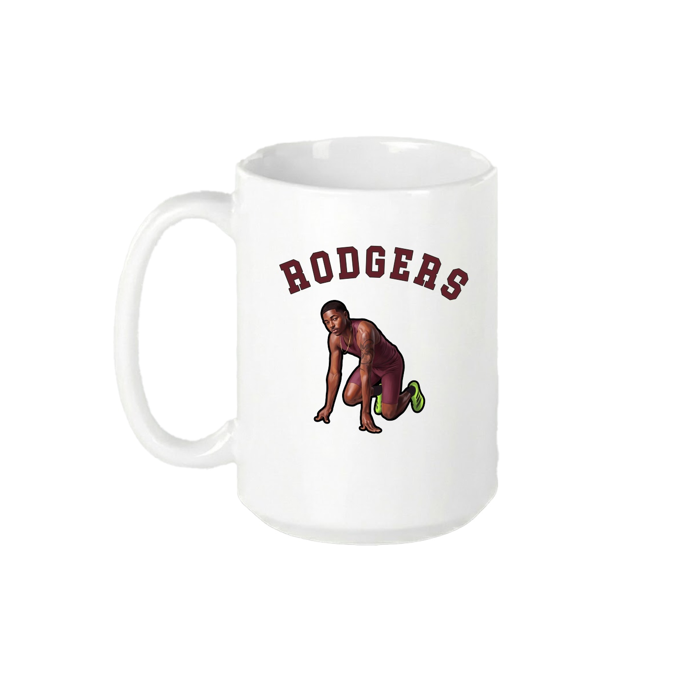 15oz Coffee Mug — Shirsey Arch in White