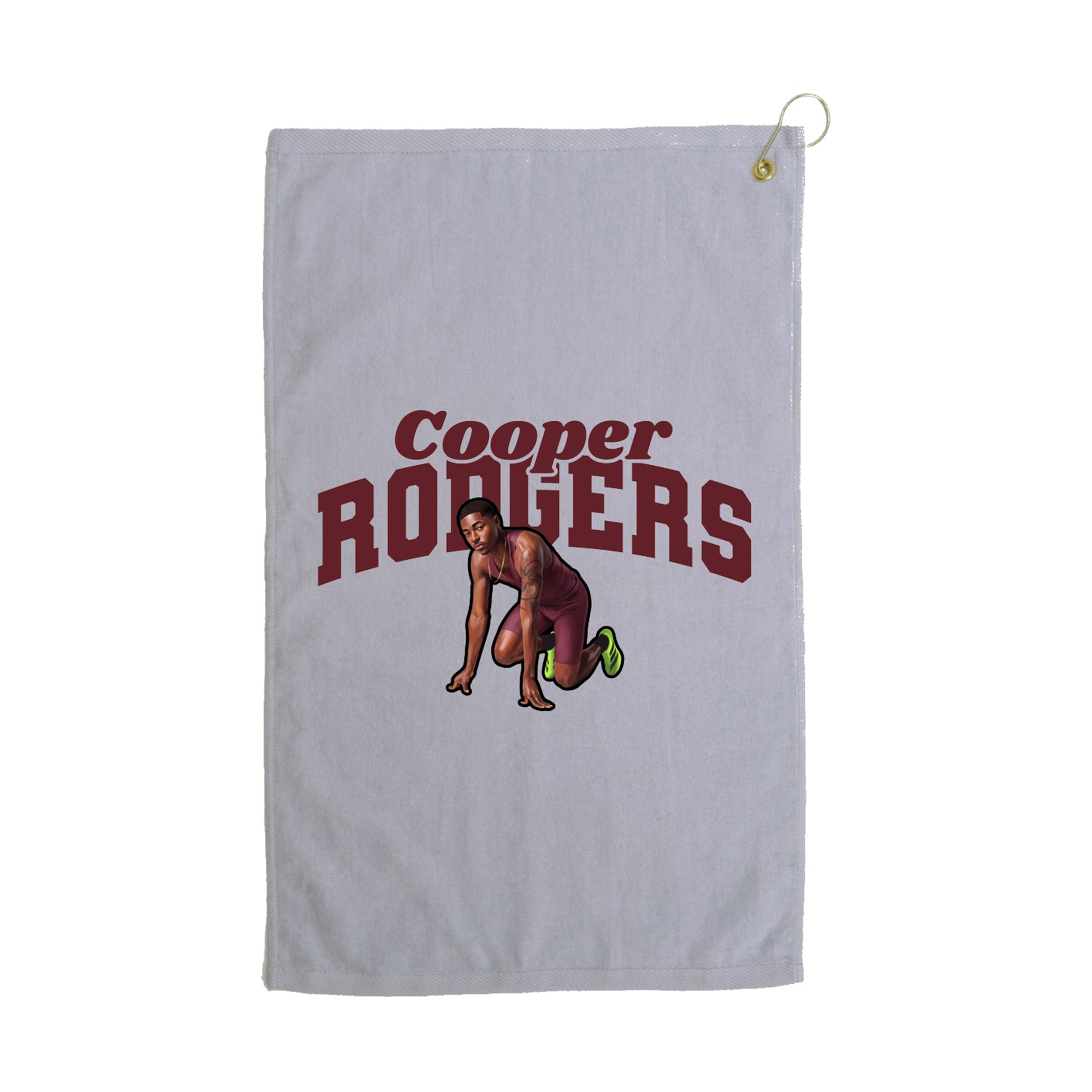 Golf Towel — Signature Arch in Grey