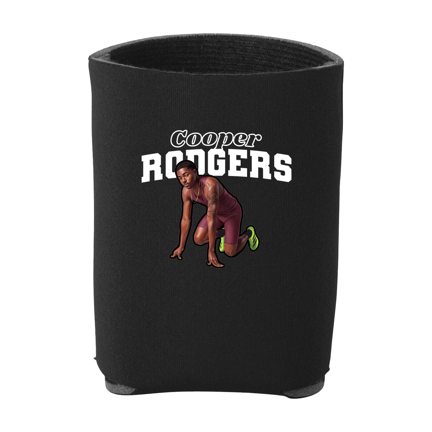 Can Holder — Name Arch in Black