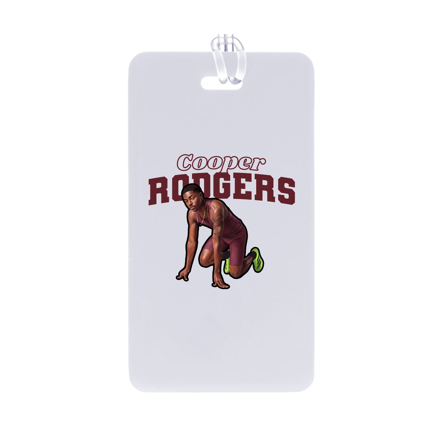 Bag Tag — Name Arch in Classic