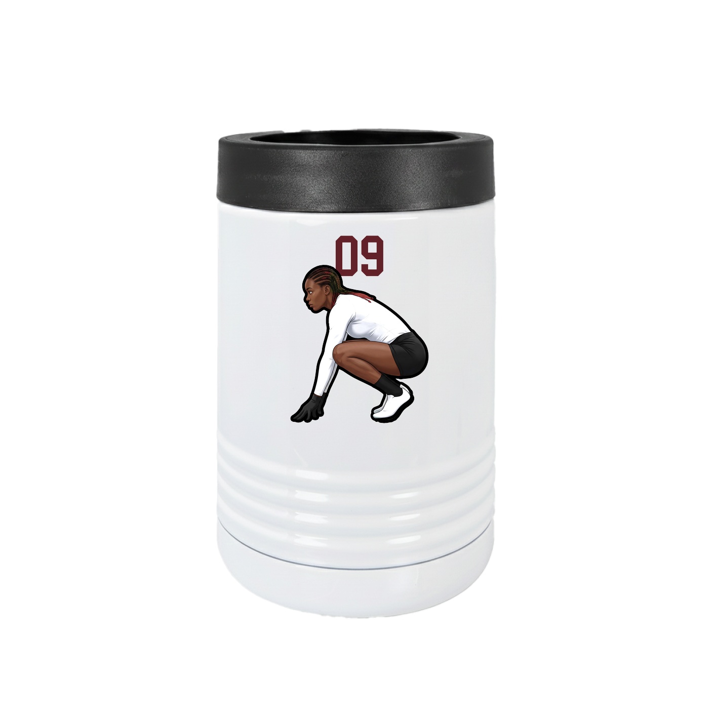 Beverage Holder — Number Top in White