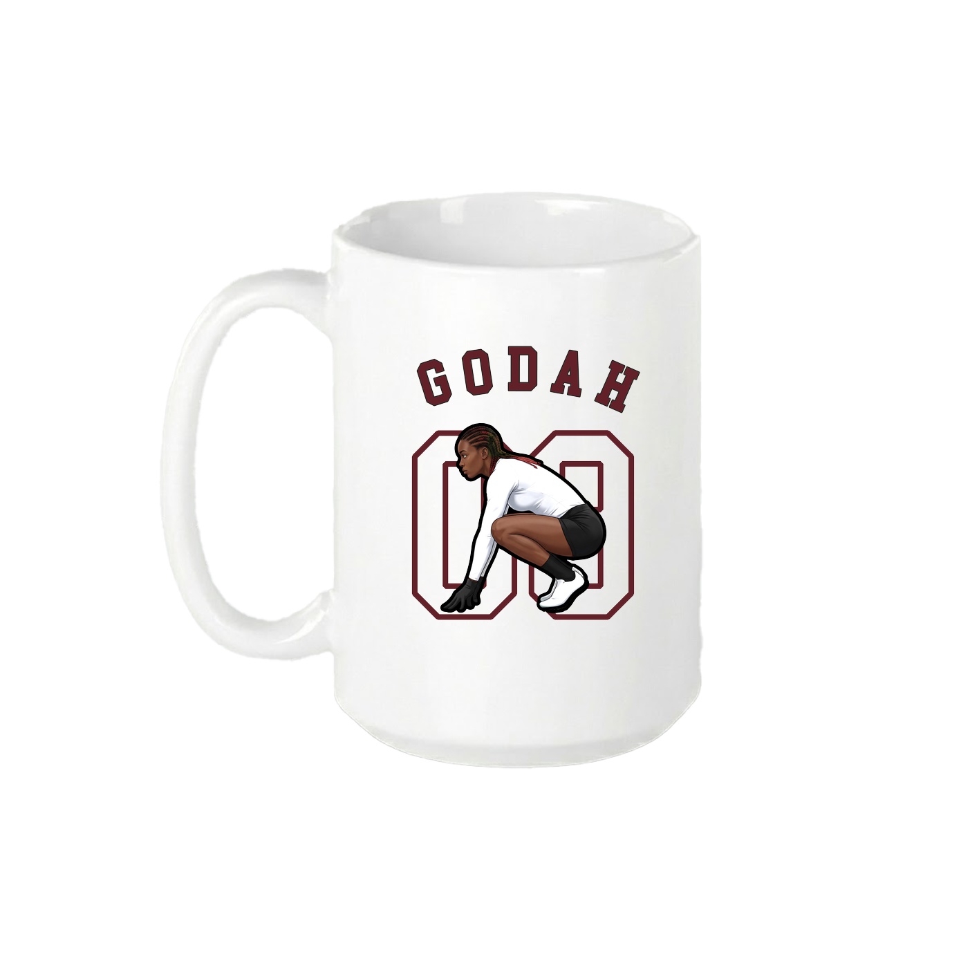 15oz Coffee Mug — Shirsey Arch in White