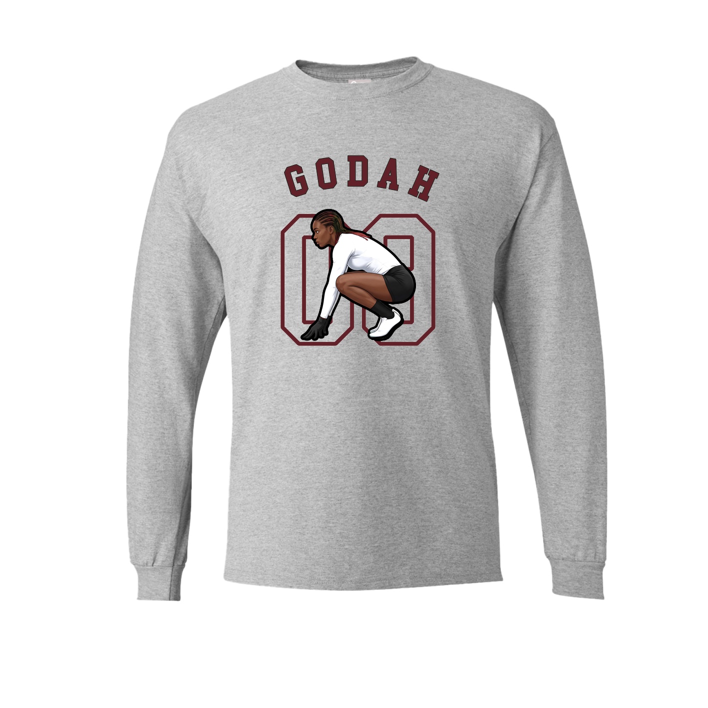Long Sleeve Tee — Shirsey Arch in Grey