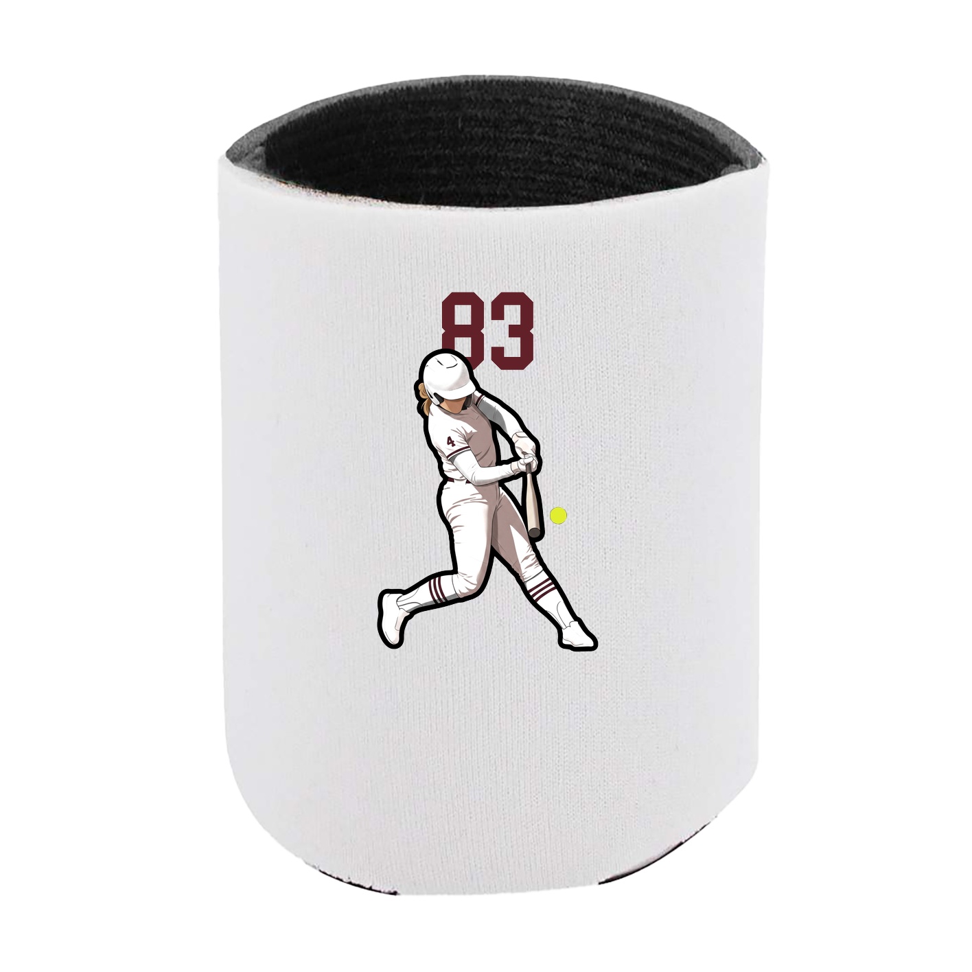 Can Holder — Number Top in White