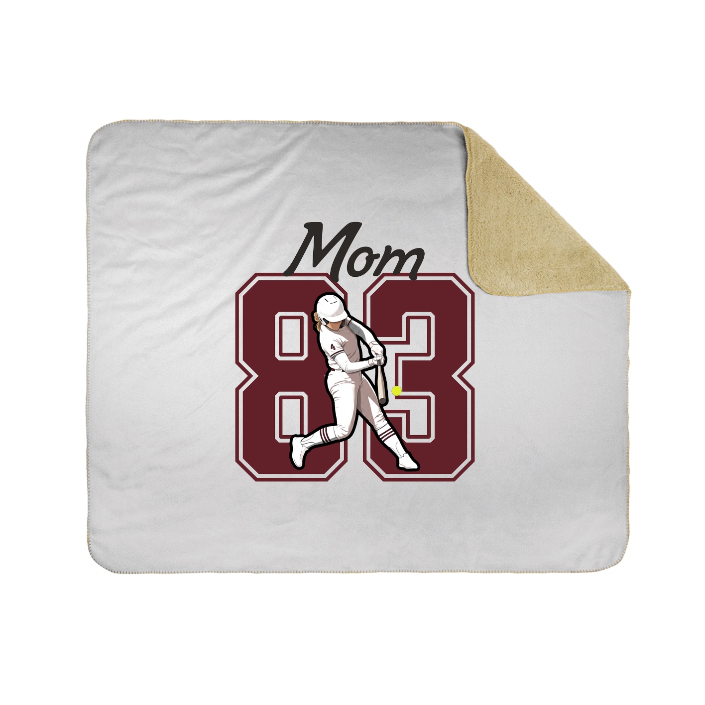Throw Blanket — Mothers Day Shirsey in White