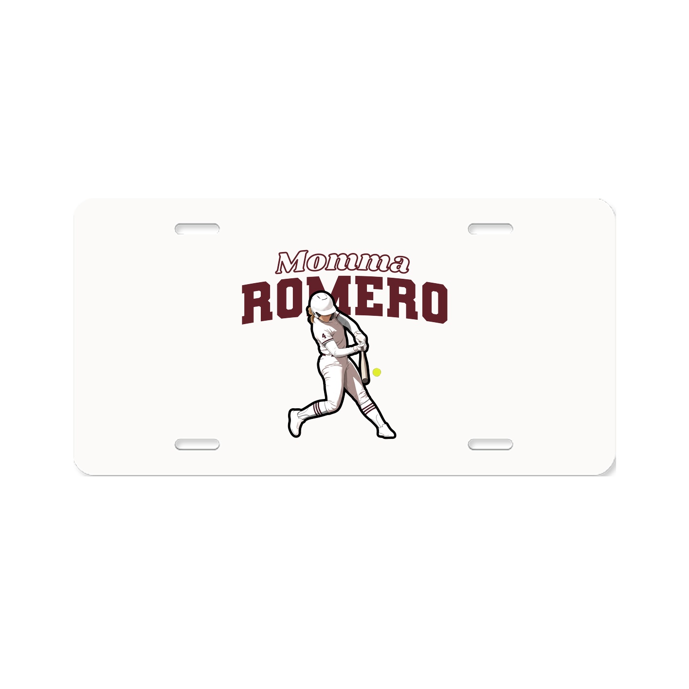 License Plate — Mothers Day Block in Classic