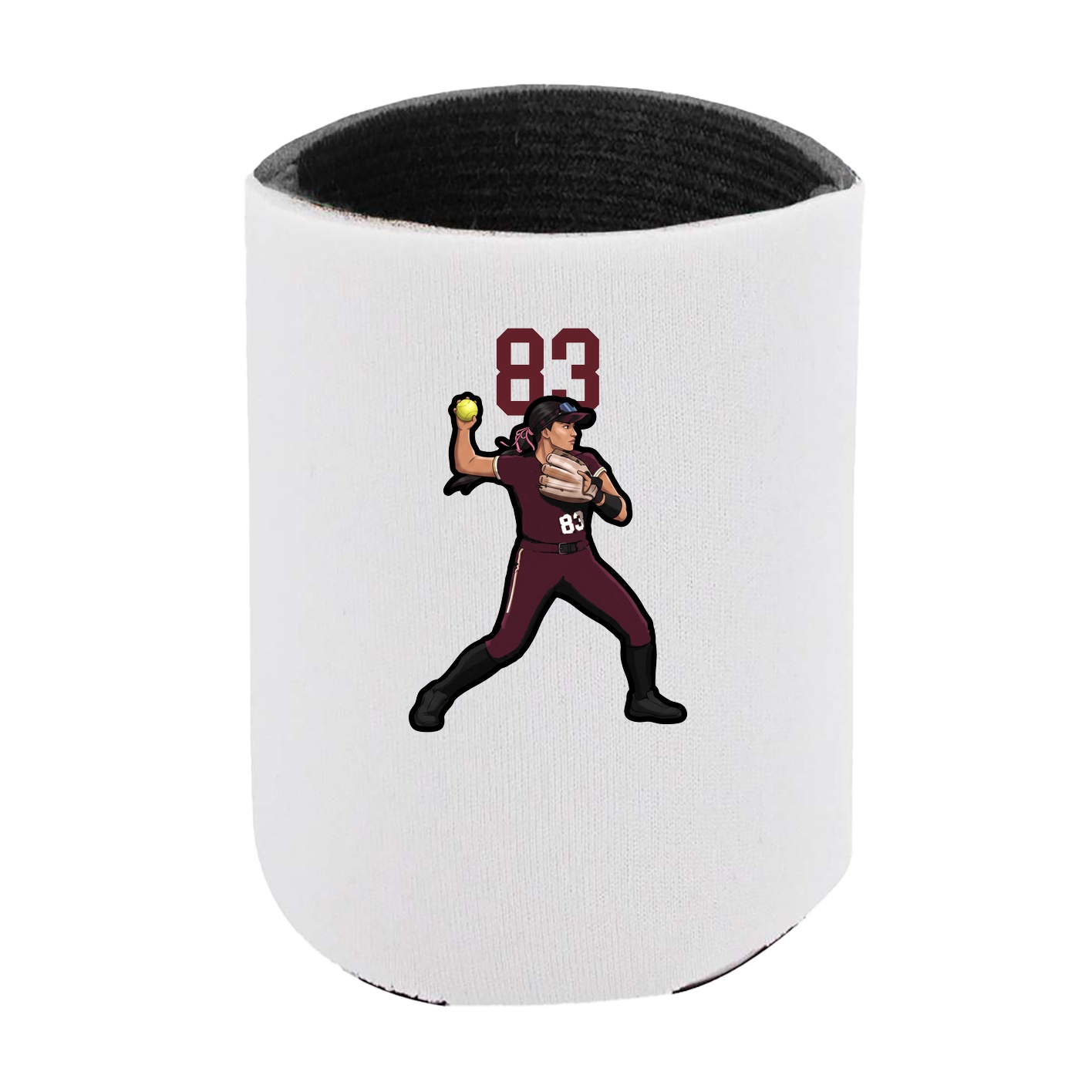 Can Holder — Number Top in White